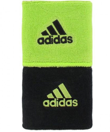 Adidas Interval Reversible Wristband Small Slime/Black 5128853