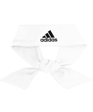 Adidas Alphaskin Tie Headband White 5147664