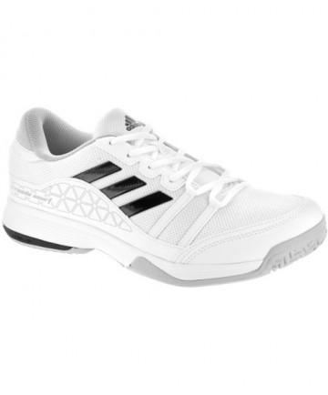 Adidas Men's Barricade Court WIDE Shoes White/Black BB3363