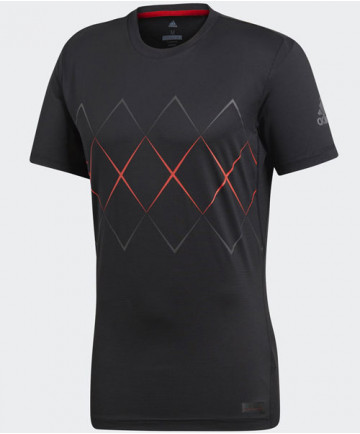 Adidas Men's Barricade Argyle Tee Black CE1390