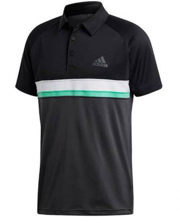 Adidas Men's Club Colorblock Polo Black CE1422