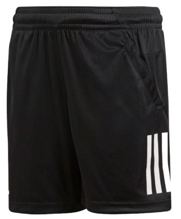 Adidas Boys' Club 3 Stripe Shorts Black CV5897