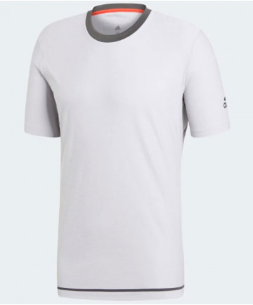 Adidas Men's Barricade Tee T-Shirt Light Grey Heather CY3320