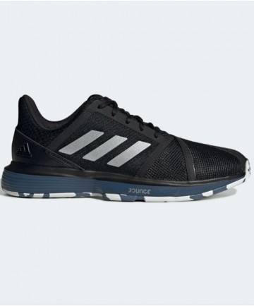 Adidas Men's CourtJam Bounce Shoes Black / Blue G26829