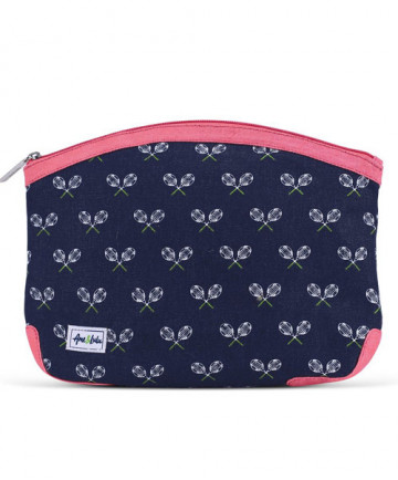 Amy & Lulu Kiss and Makeup Beauty Bag Match Point Navy/Pink BTB102