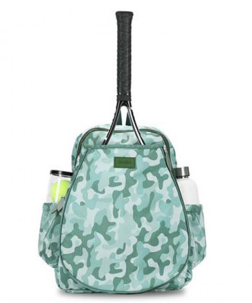 Ame & Lulu Game On Tennis Backpack-Olive Camo GTBP235