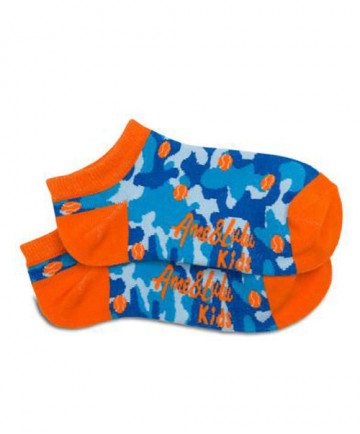 Ame & Lulu Kids' Happy Feet Socks-Blue Camo HFSBC