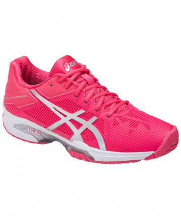 Asics Women's Gel Solution Speed 3 Shoes Rouge/Silver E650N-1993