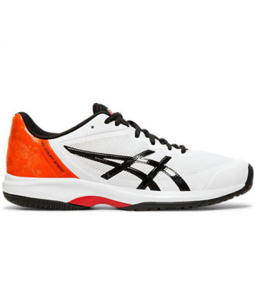 Asics Men's GEL Court Speed Shoes White / Black E800N.100