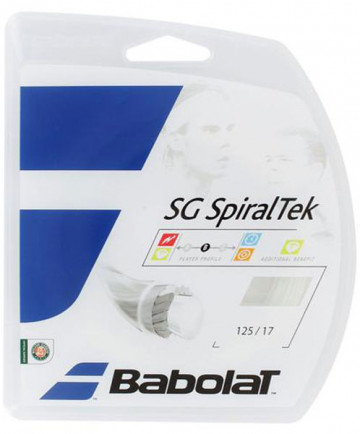 Babolat SG Spiraltek 17 String White 241124-101-17