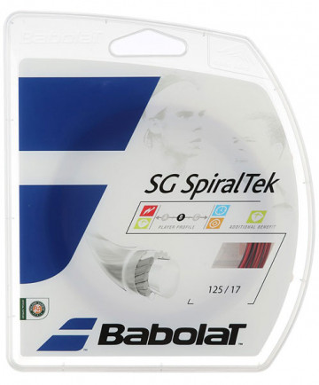 Babolat SG Spiraltek 17 String Red 241124-104-17