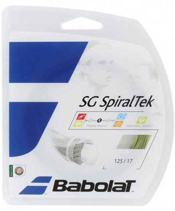 Babolat SG Spiraltek 17 String Yellow/Black 241124-113-17