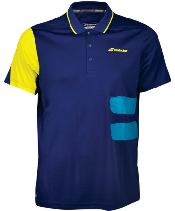Babolat Men's Performance Polo Estate Blue 2MS18021-4000