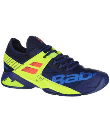 Babolat Men's Propulse Rage All Court Shoes Blue/Fluo Aero 30S19769-4043