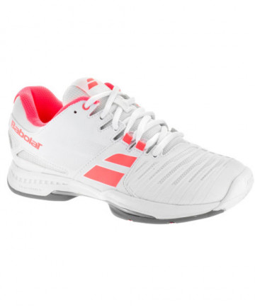 Babolat Women's SFX All Court Shoes White/Pink 31S17530-184