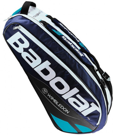 Babolat Pure Wimbledon 6-Pack Bag Blue/White 751147-148