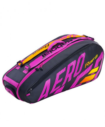 Babolat Pure Aero Rafa 6-Pack Bag Black/Yellow/Purp 751216-363