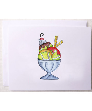 Bloom Designs Note Cards Sundae Tennis Notes-ST
