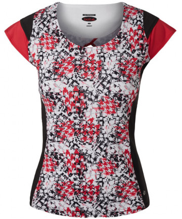 Bolle HP Checkmate Cap Sleeve Top Print 8404-0110