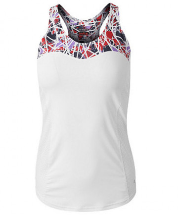 Bolle HP Stained Glass Racerback Tank White 8733-0110