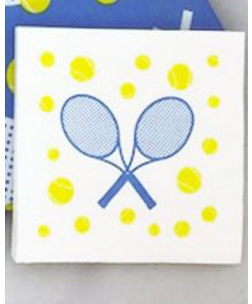 Cute Tennis Napkins Racquet & Balls NAPKINS-RB