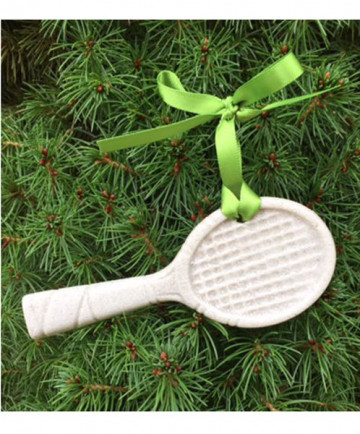 Cute Tennis Sparkling Sand Racquet Ornament