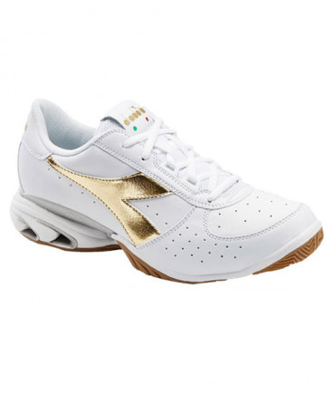 Diadora Men's S.Star K Elite AG Shoes White/Gold 172993-C1070