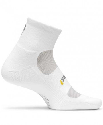 Feetures! High Performance Light Cushion Quarter Socks, Large