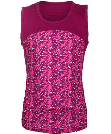Fila GIrls' Abstract Court Printed Tank Print TG173XN7-577
