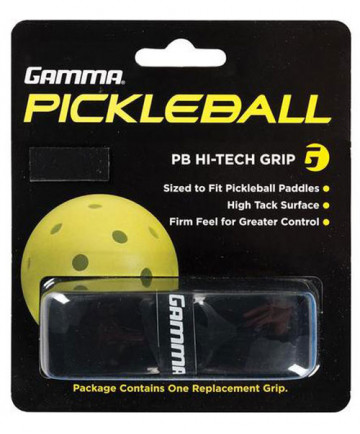 Gamma Pickleball Hi Tech Replacement Grip Black APHTG10