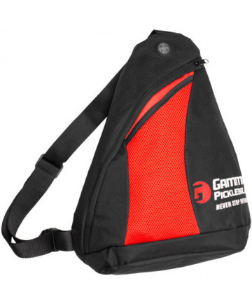 Gamma Pickleball Sling Bag Black/Red SGPSB11