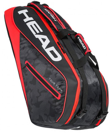 Head Tour Team 9R SuperCombi Bag Black/Red 283118-BKRD