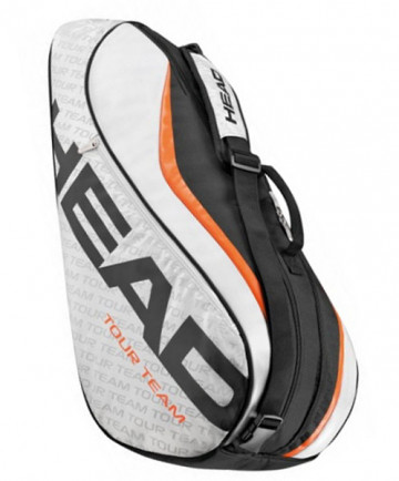 Head Tour Team Combi 6R Racquet Bag Silver/Black 283236-SIBK