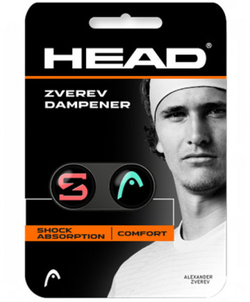 Head Zverev Dampeners 2 Pack Teal / Hot Lava 285120