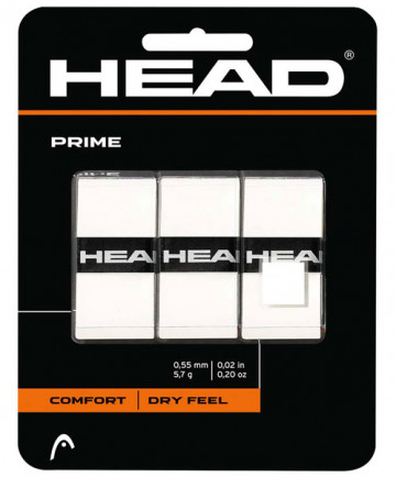 Head Prime Overgrip White 3-Pack 285475-WH