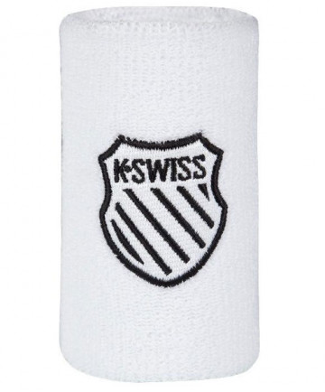 K-Swiss 5 Inch Wristband White WB013-102