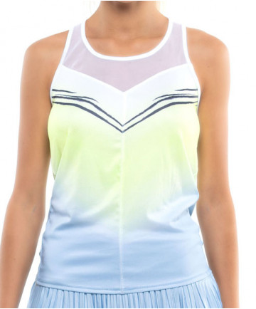 Lucky in Love Wild Ombre Tie Back Tank- Cloud CT745-E43418
