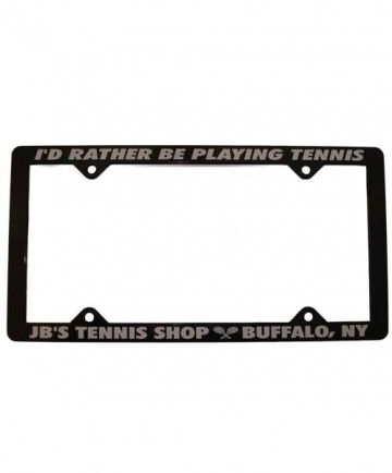 I'd Rather Be Playing Tennis License Plate Holder