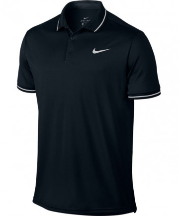 Nike Men's Court Dry Tennis Polo Black/White 830847-010