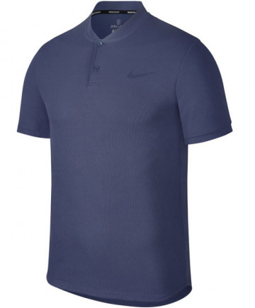 Nike Men's Court Advantage Solid Polo Blue Recall 887501-498
