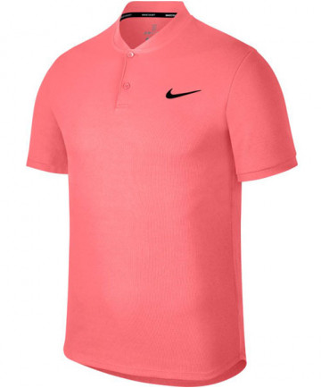 Nike Men's Court Advantage Solid Polo Lava Glow 887501-676