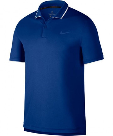 Nike Men's Court Dry Team Polo Indigo Force 939137-438