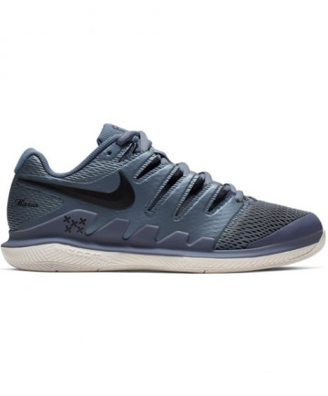 Nike Women's Zoom Vapor X Shoes Metallic Blue Dusk AA8027-405