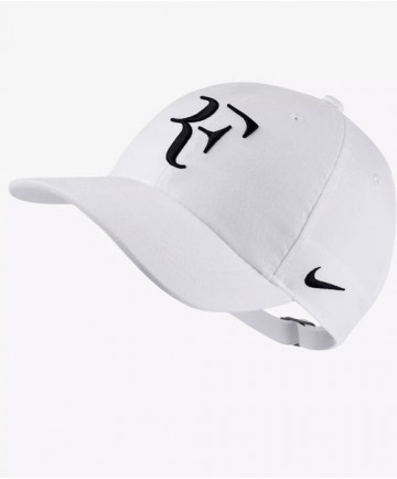 Nike RF Aerobill Roger Federer Cap Whte/Black AH6985-100