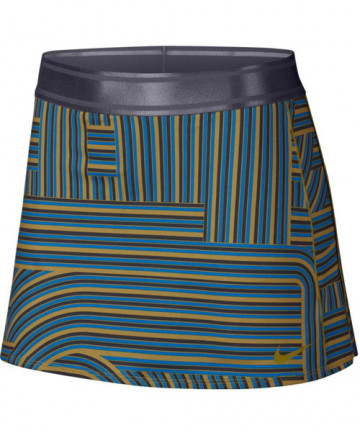 Nike Women's Court Dry Print Skirt Peat Moss AH7854-386