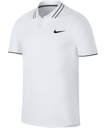 Nike Men's Court Advantage Polo White AJ8110-100
