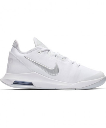 Nike Women's Court Air Max Wildcard Shoes White / Metallic Silver AO7353-100