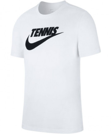 Nike Men's Court Dri FIT Tennis Tee T-Shirt White CJ0429-100