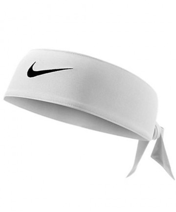 Nike Swoosh DriFit HeadTie 2.0 White NJN85-101