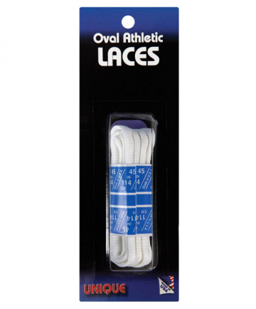 Unique Oval 54" Shoe Laces White SLO-54-W